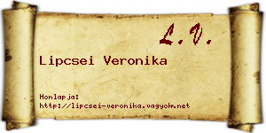 Lipcsei Veronika névjegykártya